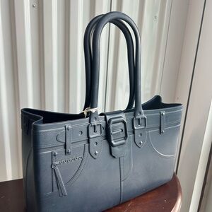 Navy Blue Tote Bag